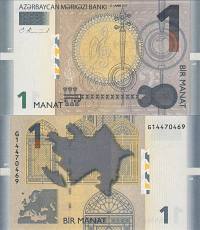 *1 Manat Azerbajdžan 2017, P31b UNC - Kliknutím na obrázok zatvorte -